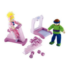 Wooden Mini Dolls Spielen Gym Room